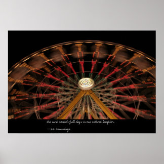 Póster Ruedas en movimiento