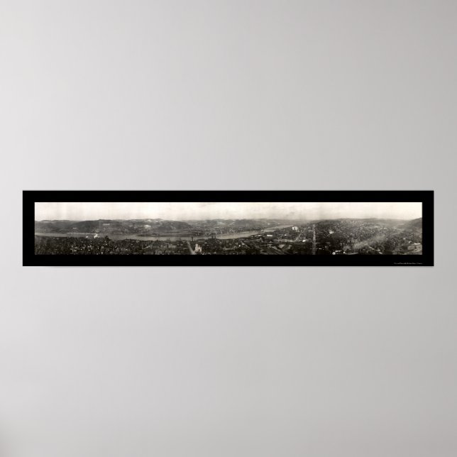 Póster Ruedas, WV Skyline Photo 1909 (Frente)