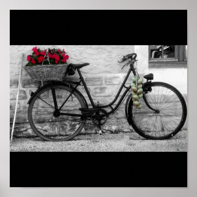 Póster Ruedas y cebollas francesas (Frente)