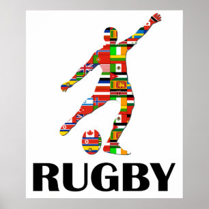 Póster Rugbi