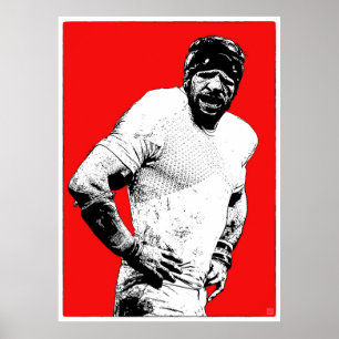 Póster Rugby Forward - Rugby Painting Print