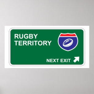 Póster Rugby Next Exit