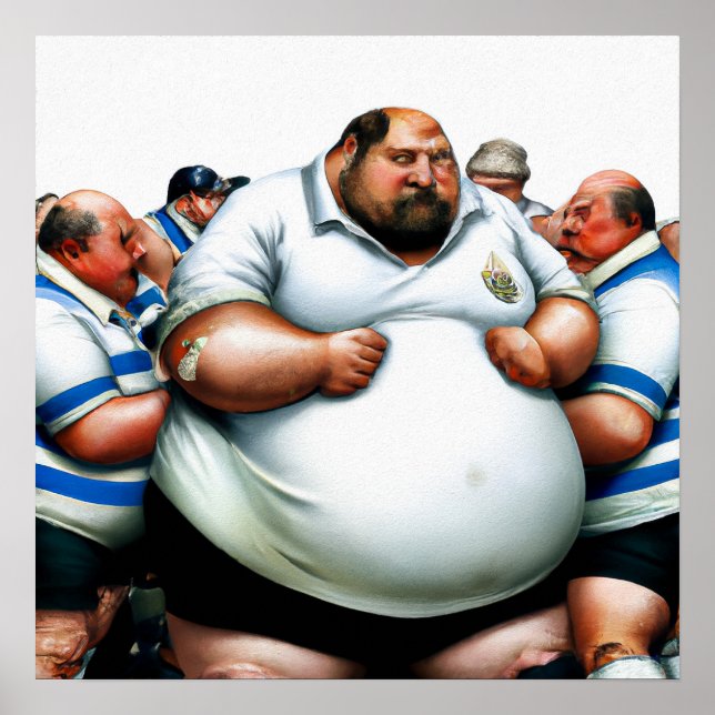 Póster Rugby Prop. - Rugby Art Print (Frente)