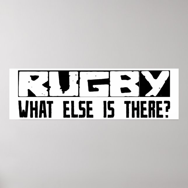 Póster Rugby ¿Qué Más Hay? (Frente)