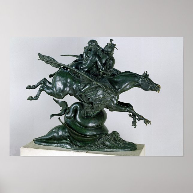 Póster Ruggiero y Angélica (Frente)