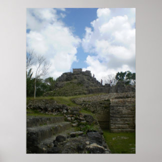 Póster Ruinas Altuna Ha Mayan