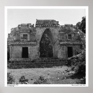 Póster Ruinas Antiguas: Puerta a Labna, Yucatán, México