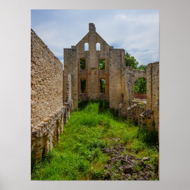 Póster Ruinas de habitación vacías (Frente)