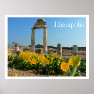 Póster Ruinas de Hierapolis, Turquía