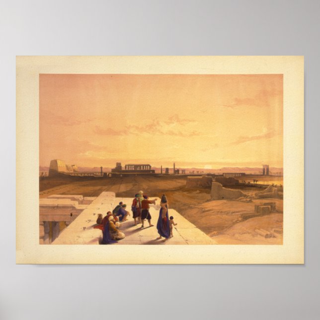 Póster Ruinas de Karnack (Frente)