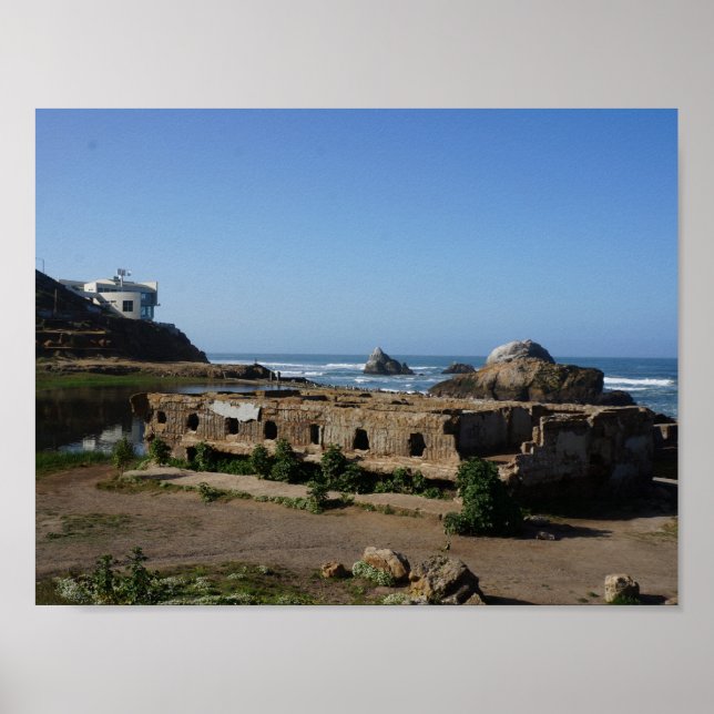 Póster Ruinas de los Baños Sutro - Poster de San Francisc (Frente)