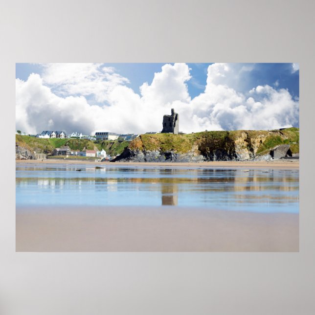 Póster ruinas de relecciones de playa (Frente)