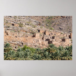 Póster Ruinas de Riwaygh as-Safil - Sultanato de Omán