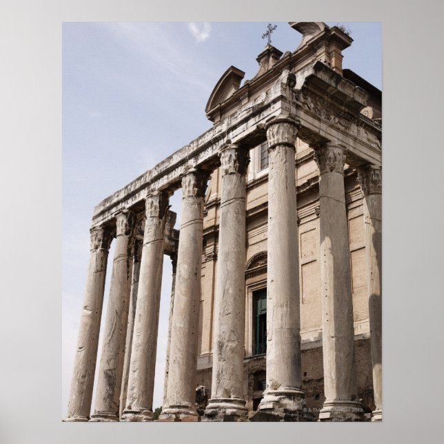 Póster Ruinas de Roma, Italia 2 (Frente)