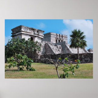 Póster Ruinas de tulum