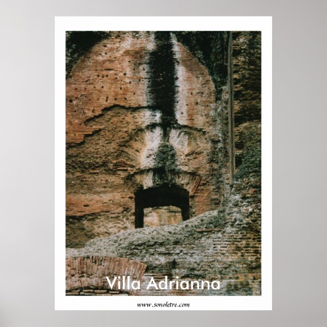 Póster Ruinas de Villa Adrianna (Frente)
