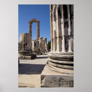Póster Ruinas del antiguo templo griego