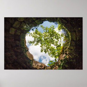 Póster Ruinas del horno de coque de Coketown, Virginia