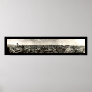 Póster Ruinas del terremoto San Francisco Foto 1906