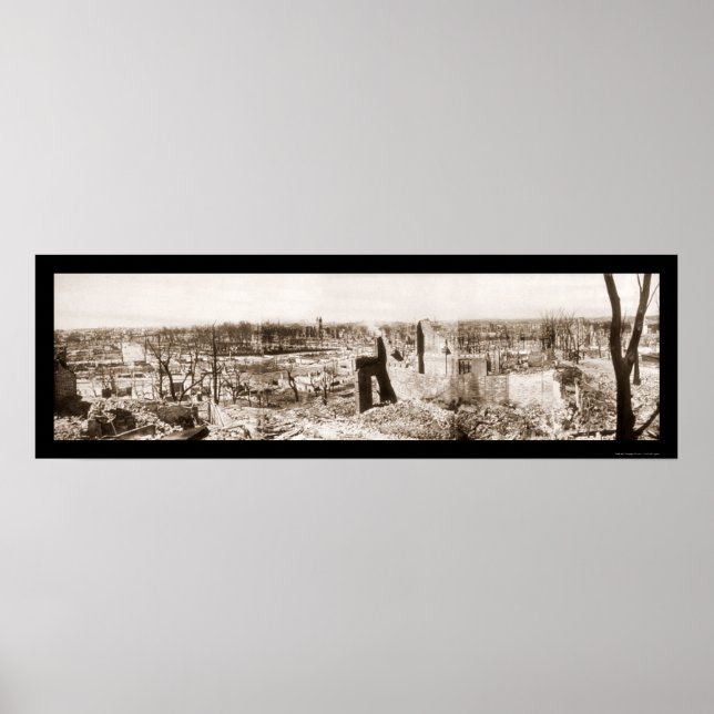 Póster Ruinas en Chelsea Mass Photo 1908 (Frente)