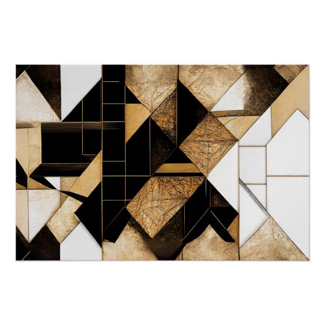 Póster Ruinas geométricas (Anverso)