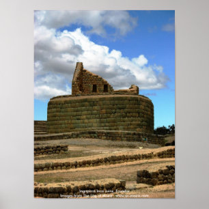 Póster Ruinas incas de Ingapirca, Ecuador