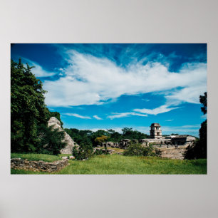 Póster Ruinas Mayas De Palenque