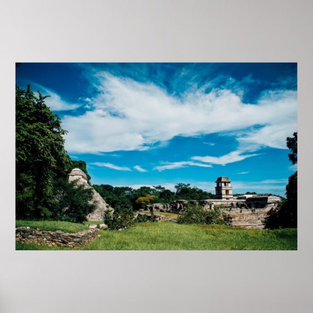 Póster Ruinas Mayas De Palenque (Frente)