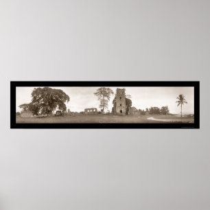 Póster Ruins of Old Panama Photo 1930