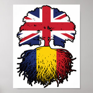 Póster Rumanía Rumano Reino Unido Reino Unido Reino Unido