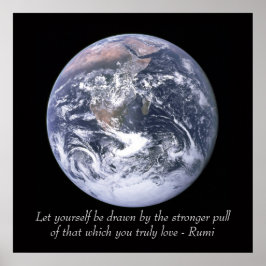 Póster Rumi Love Earth
