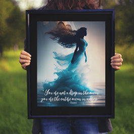 Póster Rumi Ocean Quote Dreamscape