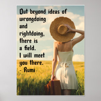 Póster Rumi-te veré allí