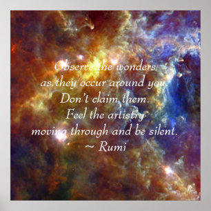 Póster Rumi The se pregunta