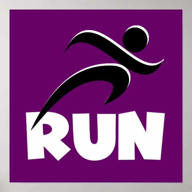 Póster RUN White (Frente)
