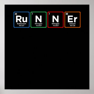 Póster Runner Periodically Half Marathon Running Lover Gr