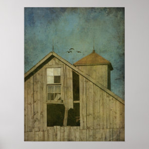 Póster Rural Iowa Barn 5