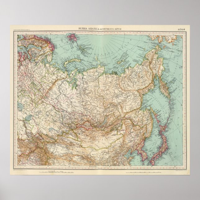 Póster Rusia Asiática 10304 (Frente)