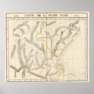 Póster Rusia asiática, Asia 26