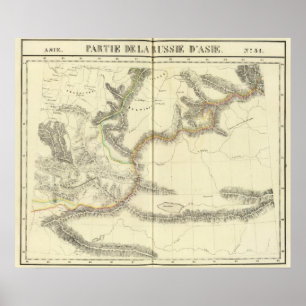 Póster Rusia asiática, Asia 31