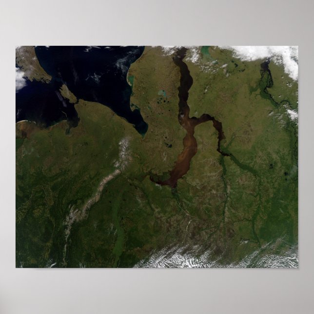 Póster Rusia Central del Norte (Frente)