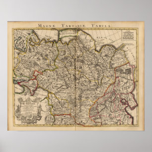 Póster Rusia, China, Asia