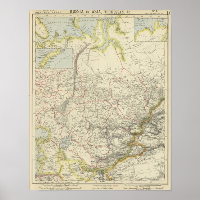 Póster Rusia en Asia (Frente)