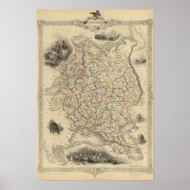 Póster Rusia En Europa (Frente)