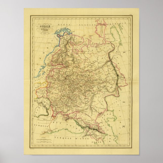 Póster Rusia Europea 3 (Frente)