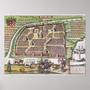 PÓSTER RUSIA: MOSCÚ, 1591