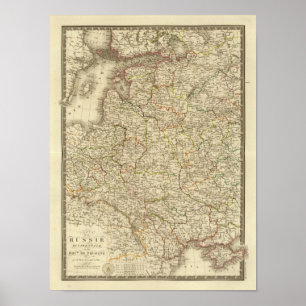 Póster Rusia occidental, Polonia