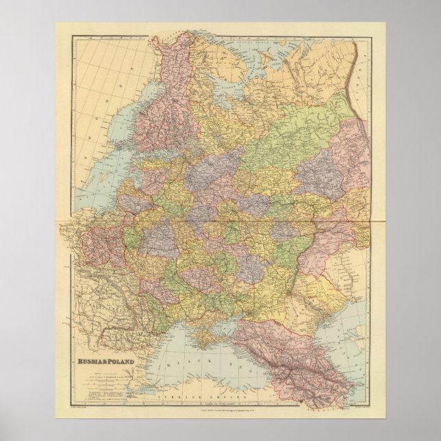 Póster Rusia, Polonia (Frente)