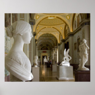 Póster Rusia, San Petersburgo, El Hermitage (también cono
