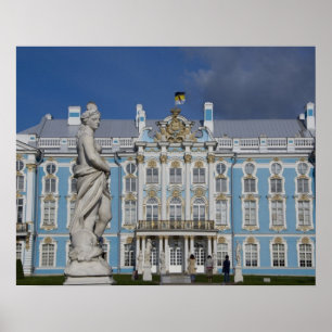 Póster Rusia, San Petersburgo, Palacio de Catalina (tambi